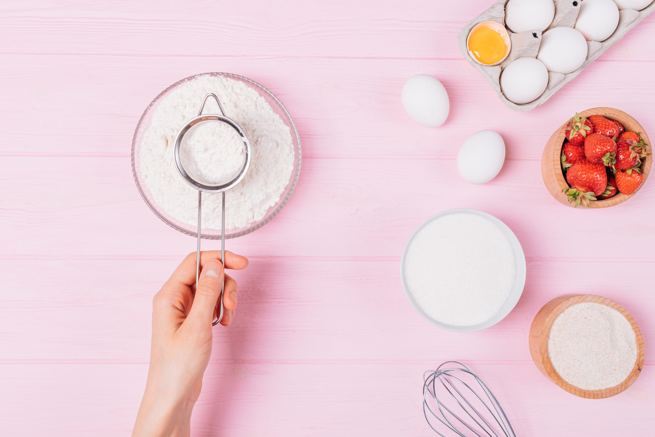 Process of Making Dough for Strawberry Pie
